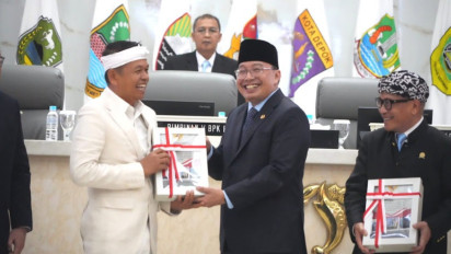 Pemprov Jabar Raih Opini WTP ke-15 Kali Secara Berturut-turut dari BPK RI