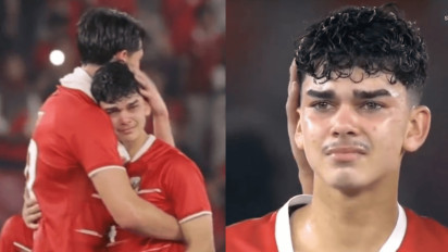 Gestur Pemain Timnas Indonesia Saat Lihat Mathew Baker Menangis Jadi Sorotan, Warganet: Anak Bontotnya Abang-abang
