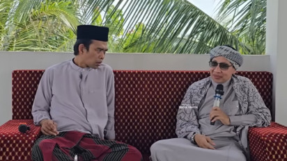 Bertemu dengan Ustaz Abdul Somad, Buya Yahya Getarkan Pesan Menyentuh: Kita Jadi Kaya Raya di Akhirat