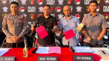 Tim Sancang Polres Garut Gulung Sindikat Curanmor, 17 Unit Motor Hasil Curian Disita