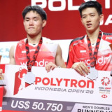 Raymond/Joaquin Ukir Prestasi Level Dunia di Final Indonesia Open 2026, Harapan Baru Bulu Tangkis Indonesia