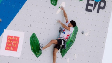 Panjat Tebing Indonesia Cetak Sejarah, Putra Tri Ramadani Sabet Emas di World Climbing Series Praha 2026
