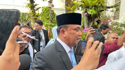 Tiba di Istana untuk Dilantik, Trenggono Akui Sudah Lapor Prabowo Mundur dari TNI