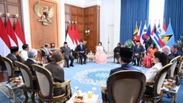 Presiden Prabowo Terima 8 Duta Besar Serahkan Surat Kepercayaan di Istana Merdeka