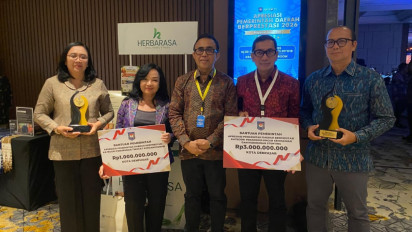 Unggul Dalam Penanggulangan Kemiskinan dan Stunting, Denpasar Raih Penghargaan Kemendagri