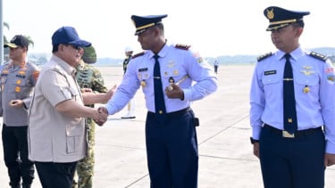 Prabowo Terbang ke Lampung, Resmikan RSUD Muhammad Thohir Krui dan Buka Munas HIPMI
