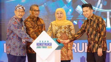 Gubernur Khofifah Buka Expo Konstruksi dan Kukuhkan Forum Jasa Konstruksi Jatim 2026