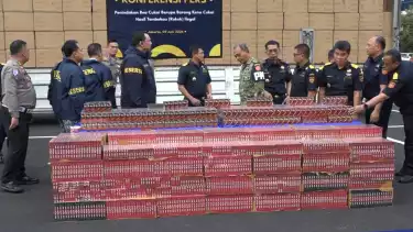 Gudang Rokok Ilegal di Serang Digerebek, Bea Cukai Sita Total 8,9 Juta Batang Selamatkan Cukai Rp6,67 M