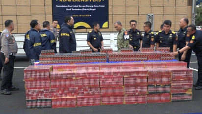 Gudang Rokok Ilegal di Serang Digerebek, Bea Cukai Sita Total 8,9 Juta Batang Selamatkan Cukai Rp6,67 M
