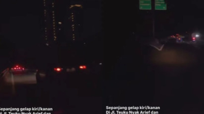 Jalan di Kebayoran Lama Gelap Gulita, 25 Lampu PJU Dirusak Pelaku Vandalisme