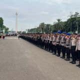 Demo Hari ini: Ribuan Personel Gabungan Dikerahkan Amankan Aksi Unjuk Rasa di Beberapa Titik Jakarta