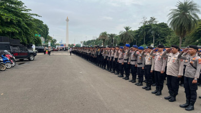 Demo Hari ini: Ribuan Personel Gabungan Dikerahkan Amankan Aksi Unjuk Rasa di Beberapa Titik Jakarta