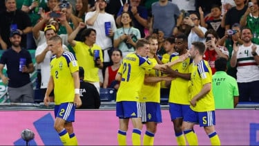 Hasil Piala Dunia 2026: Swedia Mengamuk! Brace Yasin Ayari Bantu Blagult Hancurkan Tunisia 5-1