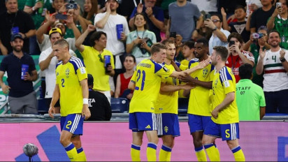 Hasil Piala Dunia 2026: Swedia Mengamuk! Brace Yasin Ayari Bantu Blagult Hancurkan Tunisia 5-1