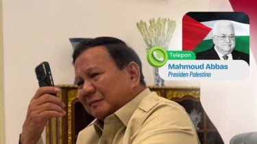 Abbas Telepon Prabowo, Minta Indonesia Tetap Jadi Garda Terdepan Perjuangan Palestina