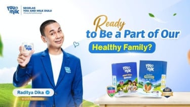 Kata Raditya Dika Setelah Resmi Jadi Brand Ambassador You & Milk