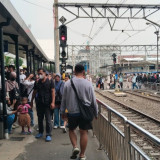 Libur 1 Muharam, Stasiun Bogor Padat Diserbu Wisatawan