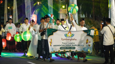 Doa Bersama hingga Pawai Lampion Sambut Tahun Baru Islam 1448 H di Lamongan