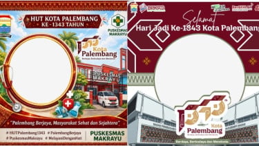 5 Link Twibbon HUT Kota Palembang ke-1343 Tahun 2026, Desain Menarik dan Simpel