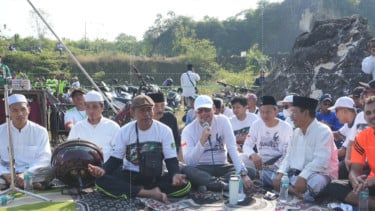 Gus Ma'shum Pimpin Gowes Muharram 1448 H: 1.000 Pesepeda Syiar Islam di Gunung Pegat Bojonegoro