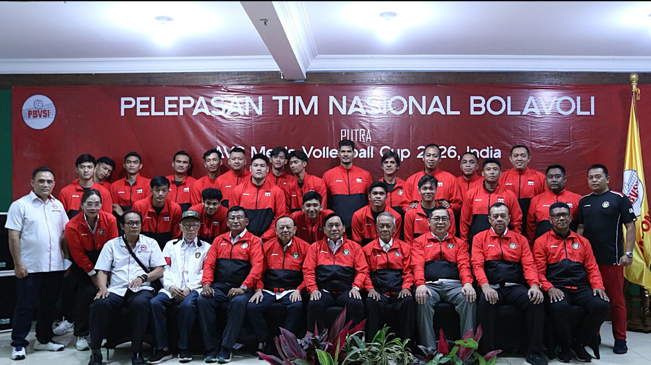Timnas Voli Indonesia Resmi Dilepas untuk Berlaga di Ajang AVC Men's Cup 2026, Ini Harapan Besar dari PBVSI
            - galeri foto