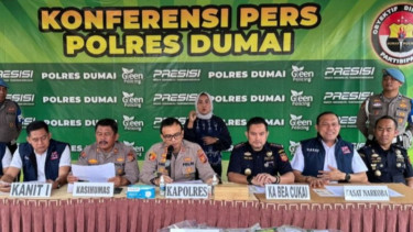 Penyelundupan 32 Kg Sabu Malaysia Digagalkan di Dumai, Empat Tersangka Terancam Hukuman Mati