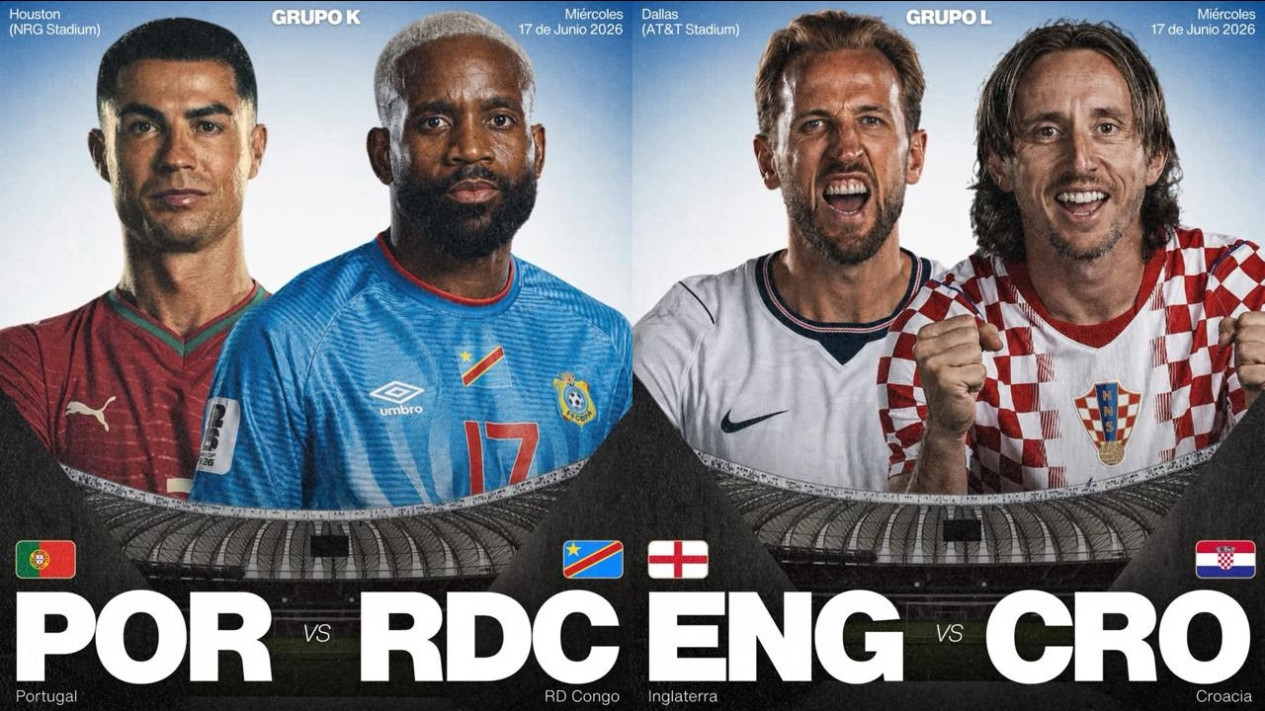 Prediksi Skor Piala Dunia 2026: Portugal vs DR Kongo dan Inggris vs Kroasia, Siapa yang Tersenyum di Laga Perdana?
            - galeri foto