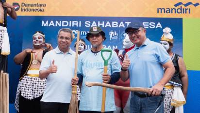 Bank Mandiri Gelar Program Mandiri Sahabat Desa di 28 Desa Sepanjang Rute Mandiri Jogja Marathon 2026