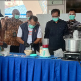 Cegah Peredaran Narkoba Jaringan Internasional, Lanal Karimun Musnahkan Sabu dan Ratusan Ekstasi