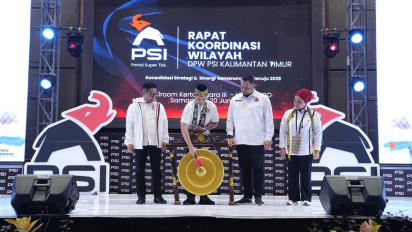 Kaesang Pangarep Kaget Foto Jokowi Lebih Banyak di Rakorwil PSI Kaltim