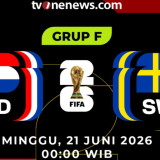 Link Live Streaming Piala Dunia 2026: Belanda Vs Swedia