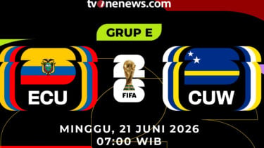 Link Live Streaming Piala Dunia 2026: Ekuador Vs Curacao