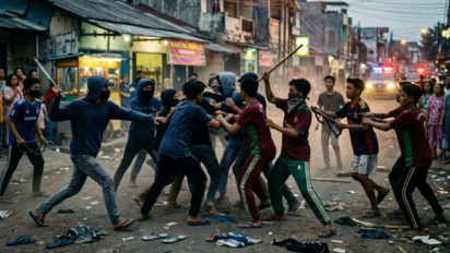 Tawuran Berd*rah di Kramat Jati Digagalkan Polisi, Empat Remaja dan Celurit Diamankan Saat Subuh