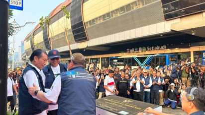 Penamaan Halte Setiabudi Integritas Diresmikan KPK dan Pemprov Jakarta