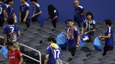 Lho, Aksi Pungut Sampah Suporter Jepang Malah Kena Kritik di Piala Dunia 2026, Kok Bisa?