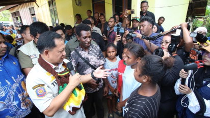 Sukseskan Program Presiden, Mendagri Tinjau Program BSPS di Jayapura