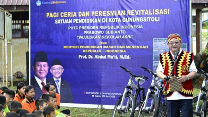 Kemendikdasmen Gelontor Rp14,23 M Revitalisasi 18 Sekolah di Nias, Murid Belajar Lebih Nyaman