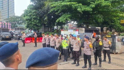 Demo Hari Ini: Sebanyak 3.761 Personel Gabungan Diterjunkan Mengawal Unjuk Rasa di Jakarta