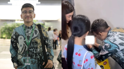 Ruben Onsu Bertemu Thalia dan Thania Sebelum Berangkat Umrah, Ini Reaksi Jujurnya
