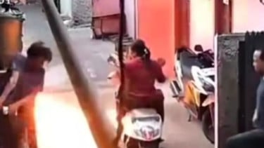 Cemburu Buta Berujung Teror, Polisi Buru Pelaku Pelemparan Bom Molotov terhadap Pengendara Motor di Jakut