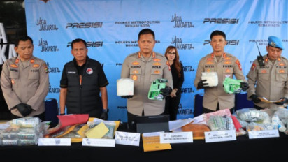 Polres Metro Bekasi Kota Bongkar Sindikat Sabu Jaringan Sumatera-Jawa-Bali, 5 Orang Ditangkap