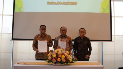 PT Cimanggis Cibitung Tollways dan PT DMS Laguna Tandatangani MOU Pembentukan Joint Venture Company