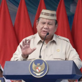 Prabowo Sebut Hanya Indonesia Polisi Urus Pertanian dan TNI Sering ke Sawah