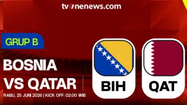 Link Live Streaming Piala Dunia 2026: Bosnia and Herzegovina Vs Qatar