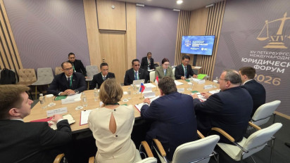 Menteri Hukum Supratman Andi Agtas Sampaikan Capaian Posbankum di Legal Forum Rusia dan Perkuat Kerja Sama Ekstradisi Narapidana