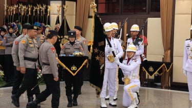 Polri Gelar Upacara Penyucian Panji Rastra Sewakottama Jelang Hari Bhayangkara ke-80, Ini Maknanya