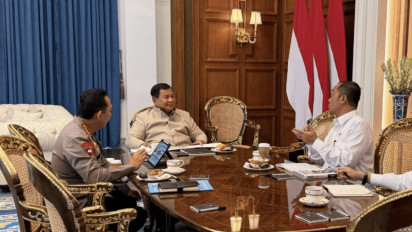 Prabowo Panggil Kapolri ke Istana, Isu Stabilitas Keamanan Nasional Jelang Hari Bhayangkara Jadi Sorotan