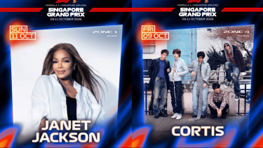 Siap-siap, Janet Jackson dan CORTIS Bakal Meriahkan F1 GP Singapura 2026