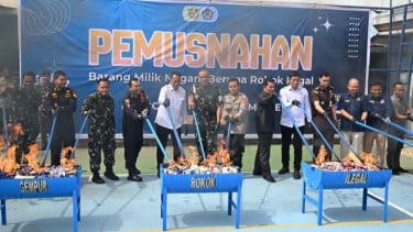 Bea Cukai Lhokseumawe Musnahkan Rokok Ilegal Bernilai Rp43 Miliar Lebih