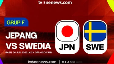 Link Live Streaming Piala Dunia 2026: Jepang Vs Swedia